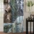 Digital Elephant Printing Curtains Decorative Windows Hanging Drapes  Ethnic Tapestry Curtains Room Darkening Panels For Living Room 137 215cm  single piece 