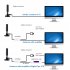 Digital Hd Tv Antenna Indoor Outdoor 2000 Miles Signal Antenna Tv Receiver Amplifier Radius Dvb t t2 Satellite Dish black