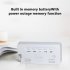 Digital Led Alarm Clock Voice Control Battery USB Dual Power Adjustable Brightness Mute For Teens Bedrooms Bedside Black   colorful