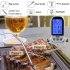 Digital Meat Thermometer with Waterproof Dual Probe Wireless Remote Thermometer for BBQ  Oven  Smoker  Grill  silver gray