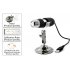 Digital Microscope with 200x zoom and 8 LED light for ultimate image quality   Explore the world of microscopic particles with this great USB Microscope