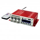 Digital Mini Bluetooth Stereo Amplifier Red