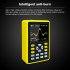 Digital Mini Oscilloscope with 100MHz Bandwidth and 500MS s Sampling Rate with 5012H 2 4  LCD Display Screen yellow