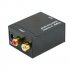 Digital Optical Coax to Analog RCA Audio Converter Adapter with Fiber Cable Host   USB cable   fiber optic cable