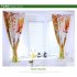 Digital Pattern Printed Curtain Sunshine Block Window Drape Living Bedroom Decoration 1 35   1 9m height hook