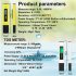 Digital Ph Meter Tds Tester 0 9999 Ppm Hydroponic Water Monitor For Drinking Water Aquariums Swimming Pools yellow white