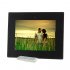 Digital Photo Frame with picture  music and video playback   The 10 4 inch multimedia display featuring a silky smooth slideshow function along with a static  f