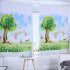 Digital Printing Shading Curtain for Living Room Home Window Decoration As shown 1 3   1 8 meters high