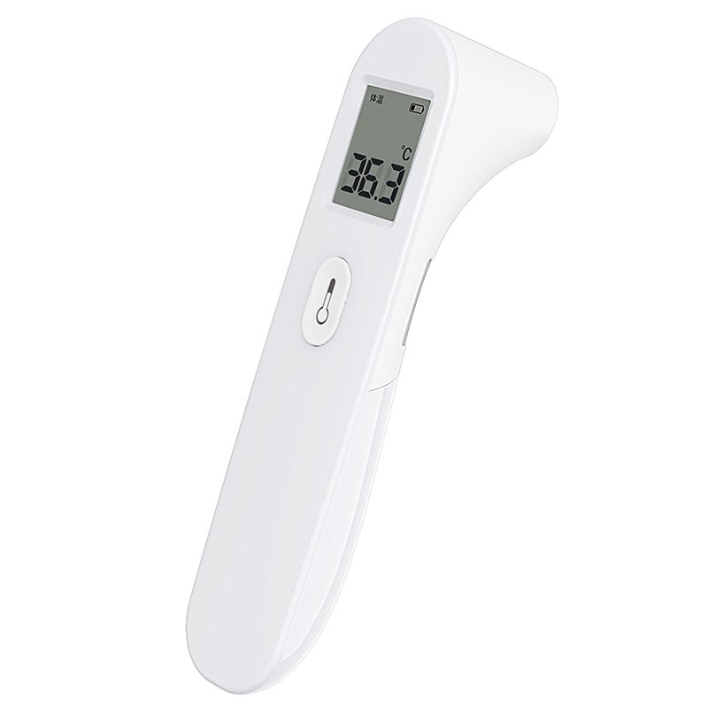 Digital Temperatur Thermometer IR Infrared Thermometer Non-contact Forehead Body Surface Temperature instruments for Adult Baby white