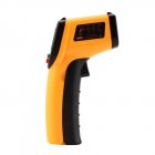 Digital Thermometer Infrared Handheld Temperature Device Non-contact Ir Thermometer yellow