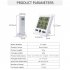 Digital Thermometer Hygrometer Meter High precision Temperature Humidity Monitor White