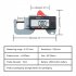 Digital Thickness Gauge  0 5 Inch 12 7mm  Resolution 0 0005  0 01mm  Inch Millimeter Conversion Thickness Gauge Measuring Tool For Paper  PU Leather  Metal Plat