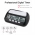 Digital Timer Digital Chess Race Timer 3 in 1 Multi Function Timers Professional Chess Clock Timer Portable Timer Orange