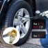 Digital Tire Inflator With Pressure Gauge Air Chuck With Rubber Hose Quick Connect Coupler Car Accessories  black