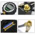 Digital Tire Inflator With Pressure Gauge Air Chuck With Rubber Hose Quick Connect Coupler Car Accessories  black