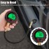 Digital Tire Pressure Gauge 255PSI Professional Accuracy LCD Display Air Pressure Gauge For Trucks Cars RVs black
