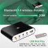 Digital To Analog Audio Converter Optical USB Flash Drive Playback Transmitter Receiver Wireless Audio Adapter EU Plug