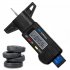 Digital Tyre Tire Surface Depth Gauge Meter Ruler With LCD Display Screen Digital Tire Surface Depth Gauge Tool Tire Surface Depth Measurement Tool For Cars Tru