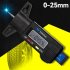 Digital Tyre Tire Surface Depth Gauge Meter Ruler With LCD Display Screen Digital Tire Surface Depth Gauge Tool Tire Surface Depth Measurement Tool For Cars Tru