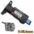 Digital Tyre Tire Surface Depth Gauge Meter Ruler With LCD Display Screen Digital Tire Surface Depth Gauge Tool Tire Surface Depth Measurement Tool For Cars Tru