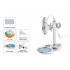 Digital USB microscope with 5x   500x Zoom  1600x1200 picture resolution and 8 bright LEDs 