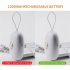 Digital Vibrating Clock LED Alarm Clock Electronic LED Time Display Multifunctional Electronic Clocks For Bedside Dorm White