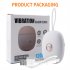 Digital Vibrating Clock LED Alarm Clock Electronic LED Time Display Multifunctional Electronic Clocks For Bedside Dorm White