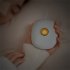 Digital Vibrating Clock LED Alarm Clock Electronic LED Time Display Multifunctional Electronic Clocks For Bedside Dorm White