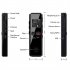 Digital Voice Recorder Password Protection Noise Reduction Wav Record Dictaphone Mp3 Player Sound Tape Recorder 16gb