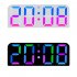 Digital Wall Clock 12 24 Hour Format With Automatic Night Mode LED Big Digits Clock For Farmhouse Kitchen Office Black Shell Symphony