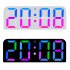 Digital Wall Clock 12 24 Hour Format With Automatic Night Mode LED Big Digits Clock For Farmhouse Kitchen Office Black Shell Symphony