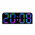 Digital Wall Clock 12 24 Hour Format With Automatic Night Mode LED Big Digits Clock For Farmhouse Kitchen Office Black Shell Symphony