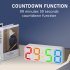 Digital Wall Clock 12 24 Hour Format With Automatic Night Mode LED Big Digits Clock For Farmhouse Kitchen Office Black Shell Symphony
