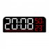 Digital Wall Clock Led Digital Clock With Brightness Adjustmen Time Humidity Temperature Colorful Font Power Outage Memory Function Wall Clocks For Office Bedro