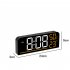 Digital Wall Clock Led Digital Clock With Brightness Adjustmen Time Humidity Temperature Colorful Font Power Outage Memory Function Wall Clocks For Office Bedro