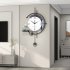 Digital Wall Clock With Big Digits  Shelf Non Ticking Silent  Battery Operated Modern Wall Clock Decoration For Living Room  Bedroom  Office large with ornament