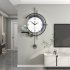 Digital Wall Clock With Big Digits  Shelf Non Ticking Silent  Battery Operated Modern Wall Clock Decoration For Living Room  Bedroom  Office large with ornament