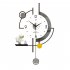 Digital Wall Clock With Big Digits  Shelf Non Ticking Silent  Battery Operated Modern Wall Clock Decoration For Living Room  Bedroom  Office large with ornament