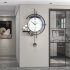 Digital Wall Clock With Big Digits  Shelf Non Ticking Silent  Battery Operated Modern Wall Clock Decoration For Living Room  Bedroom  Office large with ornament