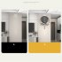 Digital Wall Clock with Battery Operated  Big Digits Round Non Ticking Silent Modern Wall Clock Decoration 21 65x15 75in
