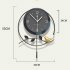 Digital Wall Clock with Battery Operated  Big Digits Round Non Ticking Silent Modern Wall Clock Decoration 21 65x15 75in