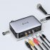 Digital to Analog Audio Adapter Optical Fiber Bluetooth 5 1 Receiver Transmitter Black