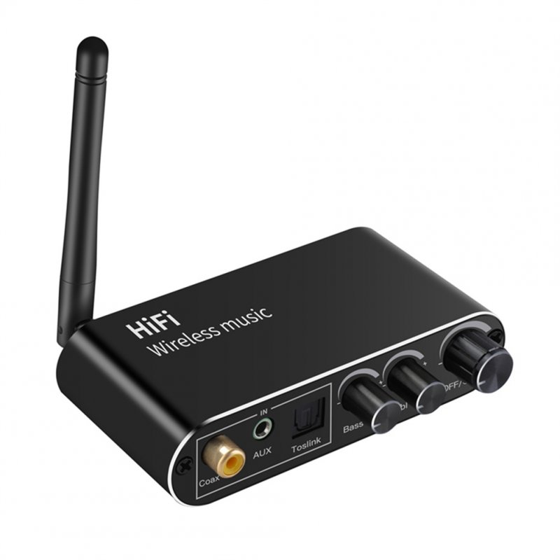 Digital to Analog Audio Converter Digital Optical Aux Coaxial Audio Adapter