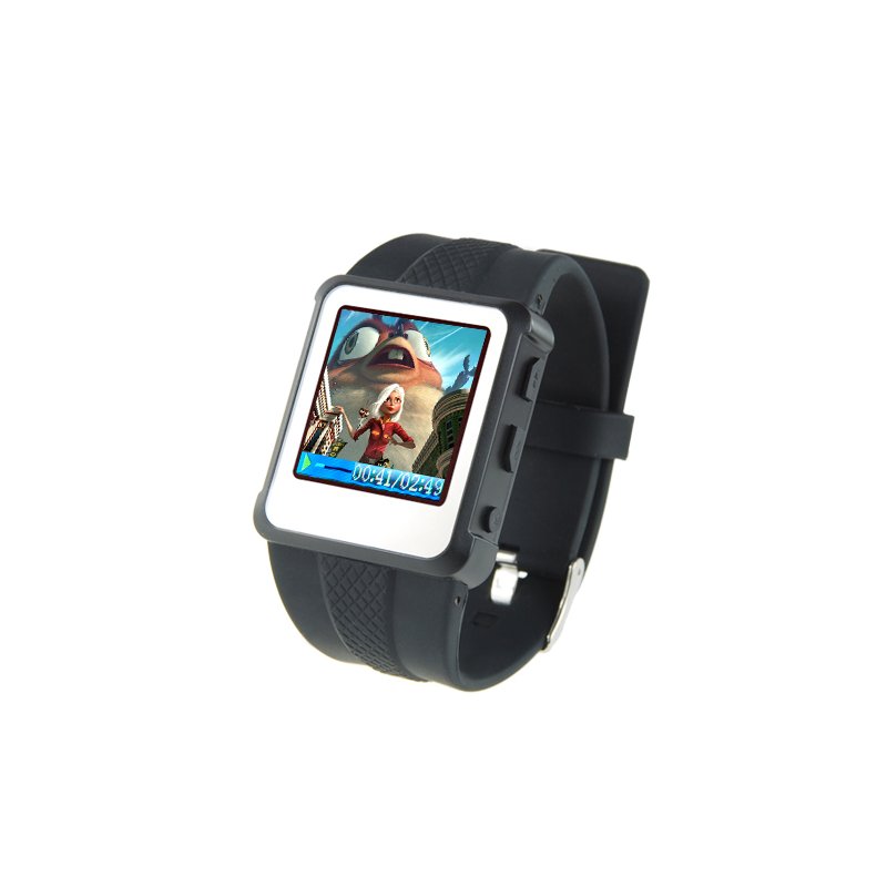 8GB Watch MP4 Player Watch (Black)