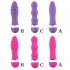 Dildo G Spot Vagina Vibrator For Women Threaded Av Vibrator Stimulate Butt Plug Anal Erotic Goods Sex Toys A purple boxed