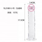 Dildo With Suction Cup Female Masturbation Device Adult Sex Toys Fake Big Penis Anal Butt Plug Erotic Supplies YL21001-S transparent small