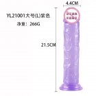 Dildo With Suction Cup Female Masturbation Device Adult Sex Toys Fake Big Penis Anal Butt Plug Erotic Supplies YL21001-L purple large