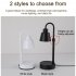 Dimmable Candle Warmer Lamp With Adjustable Height Top Down Candle Warmers Candle Melter Valentine Day Gift black US plug