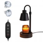 Dimmable Candle Warmer Lamp With Adjustable Height Top Down Candle Warmers Candle Melter Valentine Day Gift black US plug