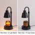 Dimmable Candle Warmer Lamp With Adjustable Height Top Down Candle Warmers Candle Melter Valentine Day Gift black US plug